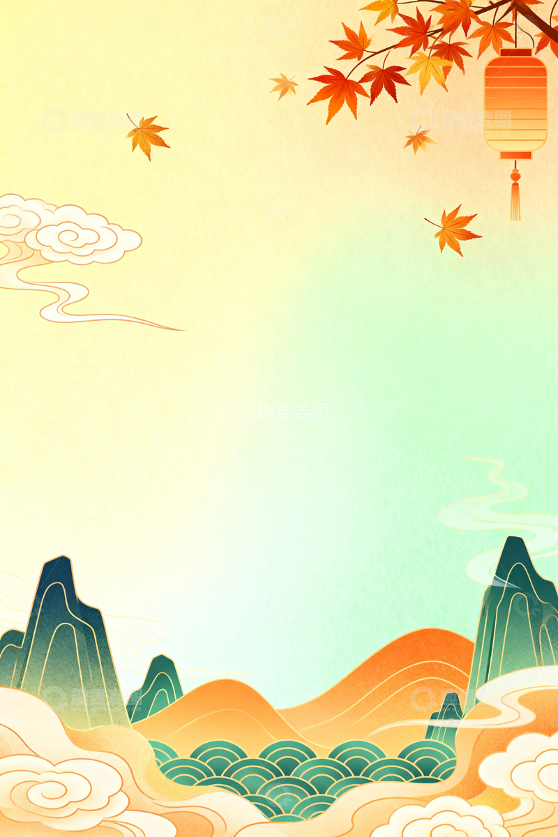 高清大图下载【趣麦麦图】秋天风景唯美背景11
