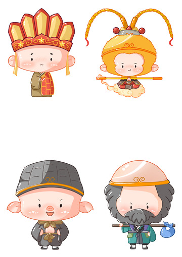 西游记师徒四人