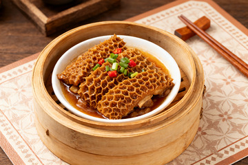 中国风中式美食早茶点心场景商业照片