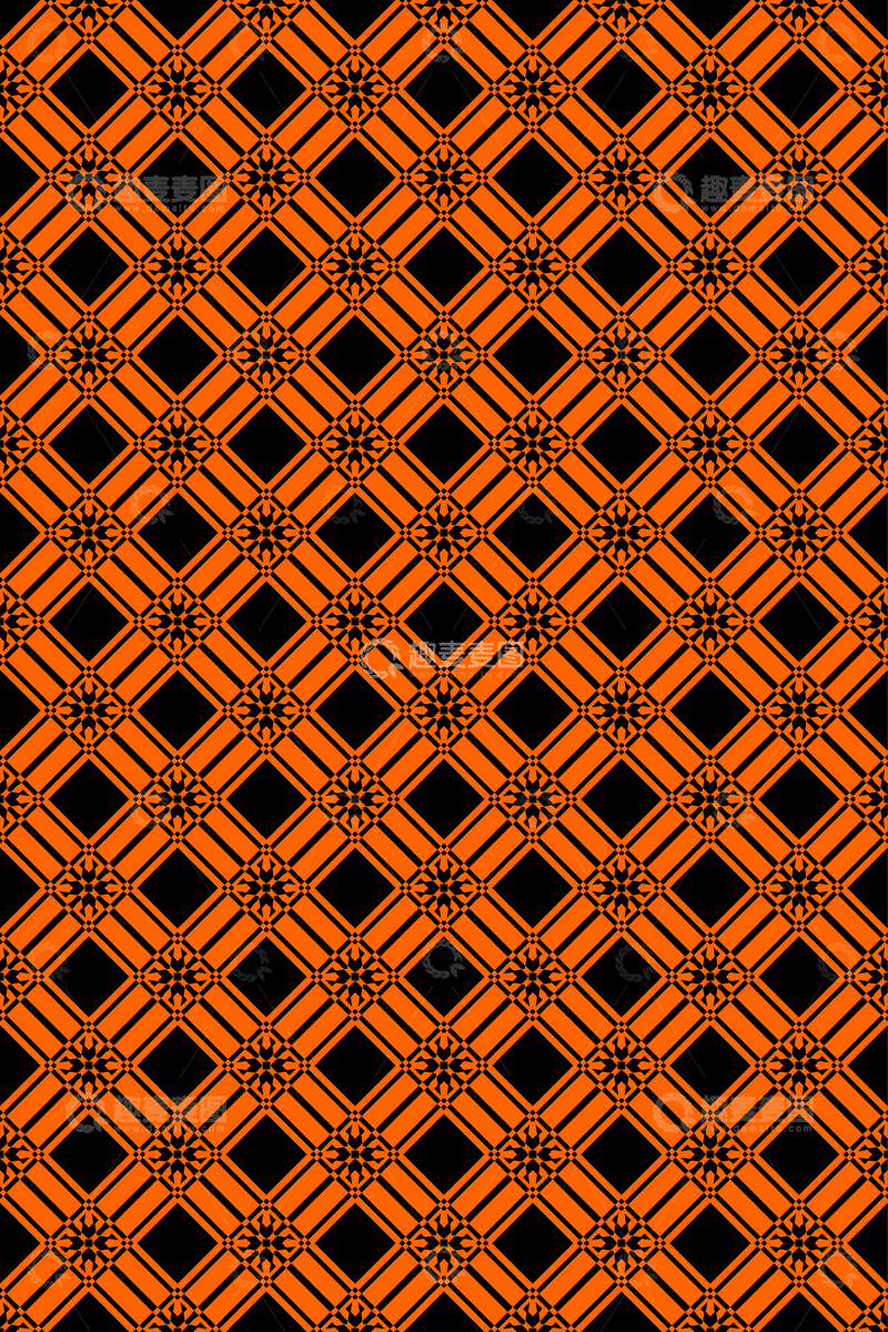 源文件下载【趣麦麦图】大牌风无缝复古花纹设计3