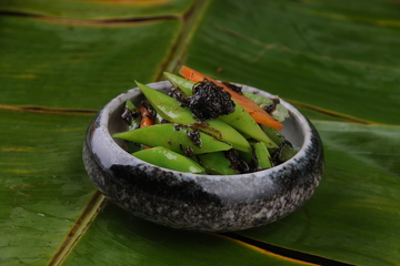 美味蔬菜橄榄四季豆