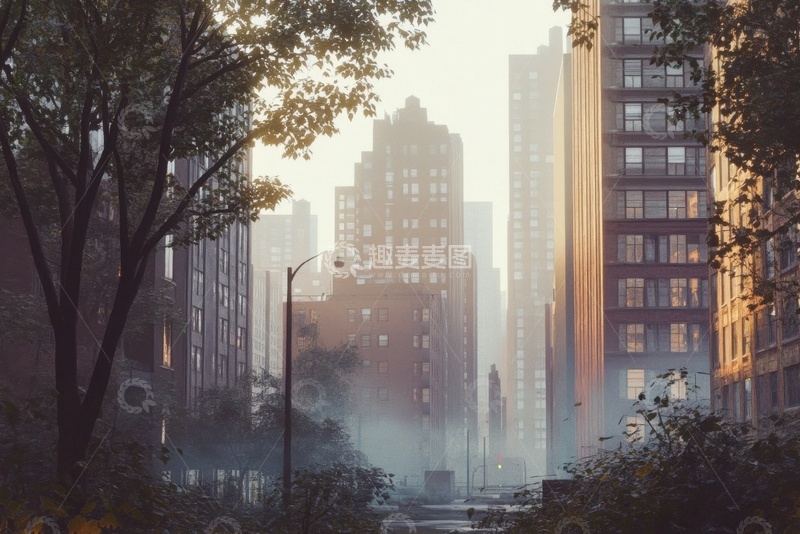 高清大图下载【趣麦麦图】城市高楼建筑