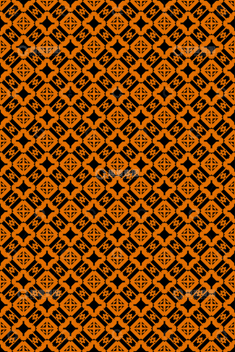 源文件下载【趣麦麦图】大牌风无缝复古花纹设计17