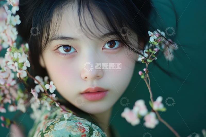 高清大图下载【趣麦麦图】一位美少女特写摄影