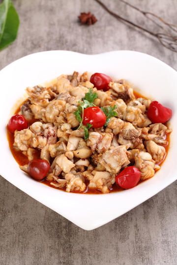 美味番茄炒牛蛙