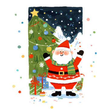 圣诞节的圣诞老人