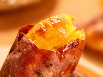 流蜜的红心烤红薯特写6