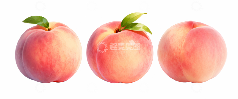 源文件下载【趣麦麦图】手绘风格桃子4
