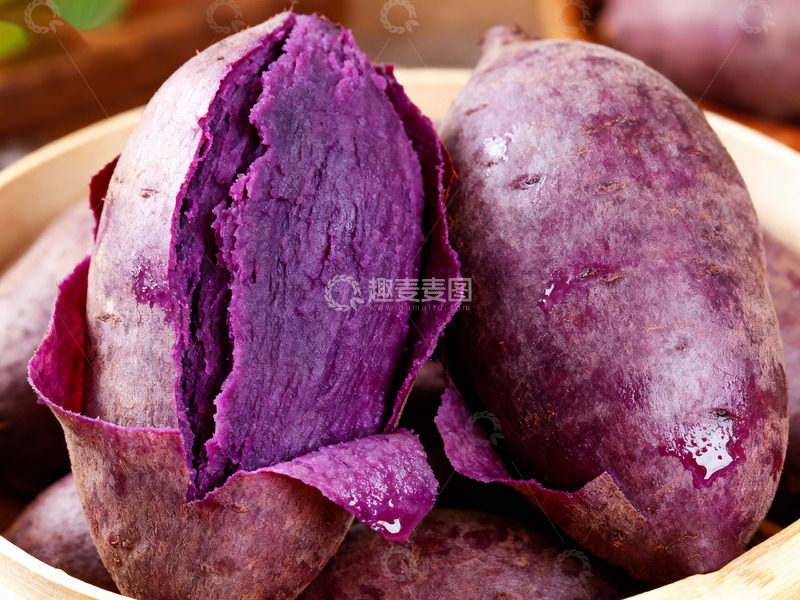 高清大图下载【趣麦麦图】新鲜紫薯饱满诱人的美味12
