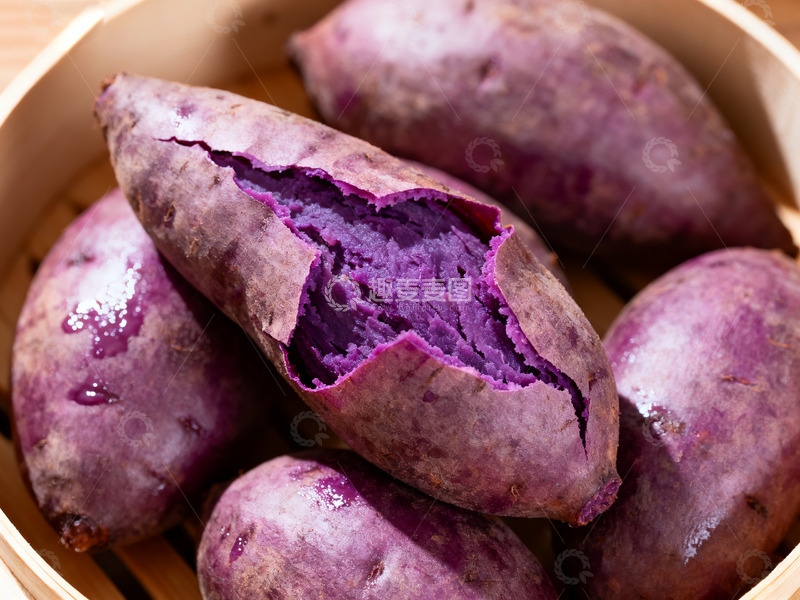 高清大图下载【趣麦麦图】新鲜紫薯饱满诱人的美味4