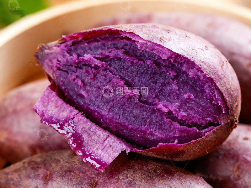 高清大图下载【趣麦麦图】新鲜紫薯饱满诱人的美味10