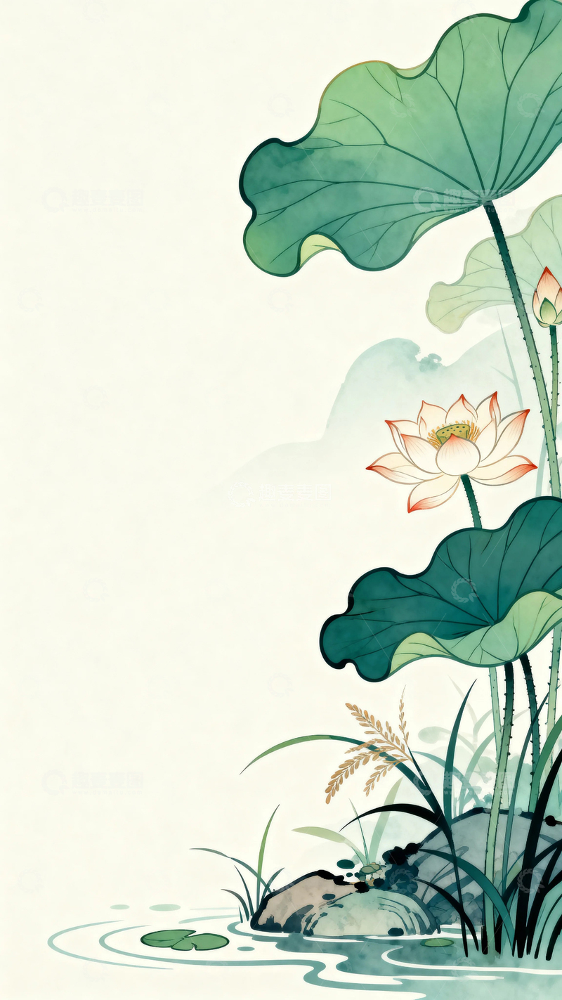 高清大图下载【趣麦麦图】国风国潮炎炎夏日20