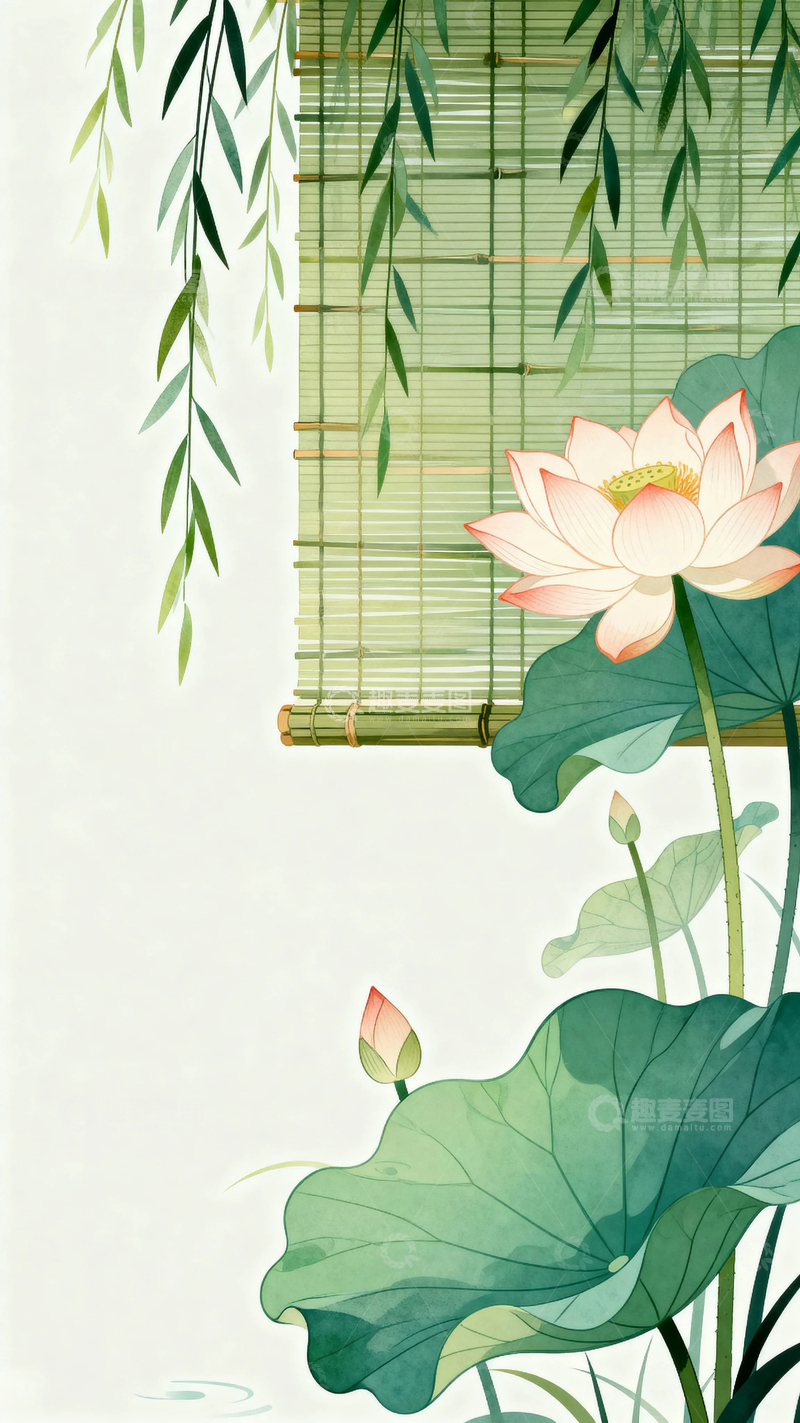 高清大图下载【趣麦麦图】中国风炎炎夏日9