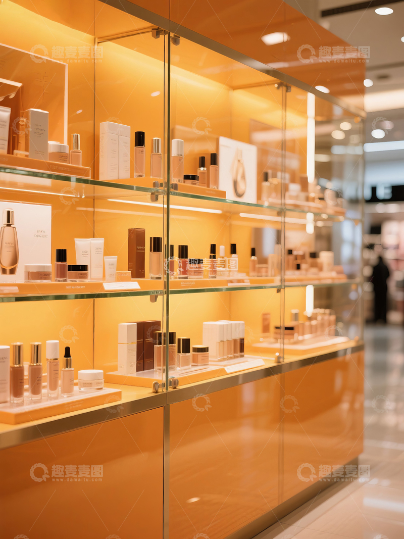 高清大图下载【趣麦麦图】化妆品零售店内部