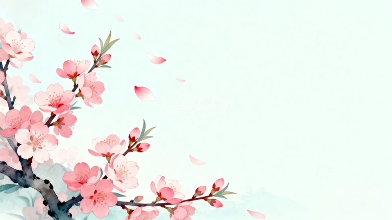 高清大图下载【趣麦麦图】国风春天惊蛰节气14