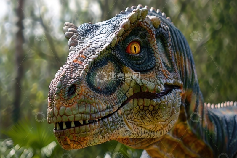 高清大图下载【趣麦麦图】远古生物恐龙特写