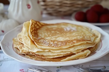 一盘美味的薄饼