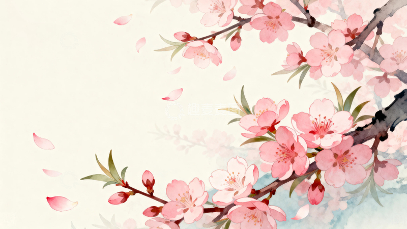 高清大图下载【趣麦麦图】国风春天惊蛰节气13