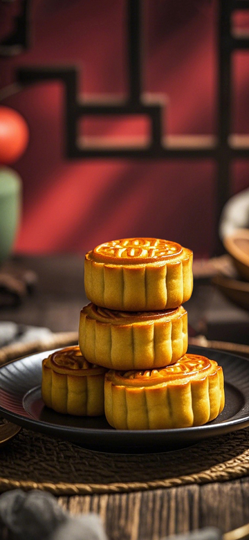 传统月饼摄影