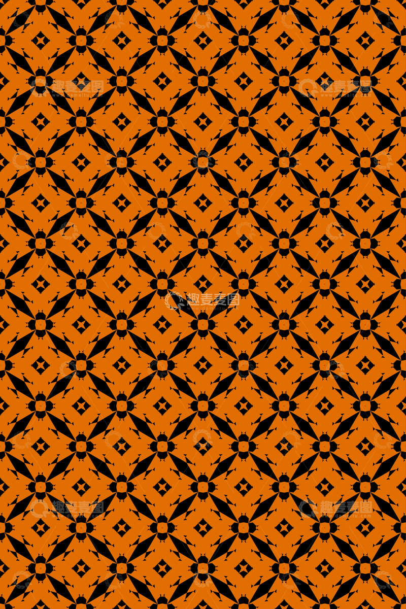 源文件下载【趣麦麦图】复古几何无缝花型17