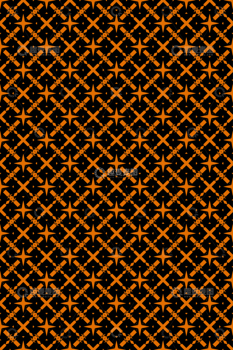 源文件下载【趣麦麦图】复古几何无缝花型