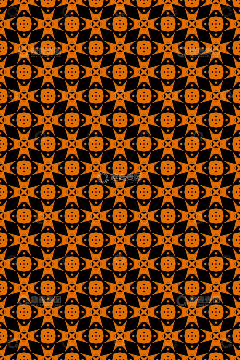 源文件下载【趣麦麦图】复古几何无缝花型