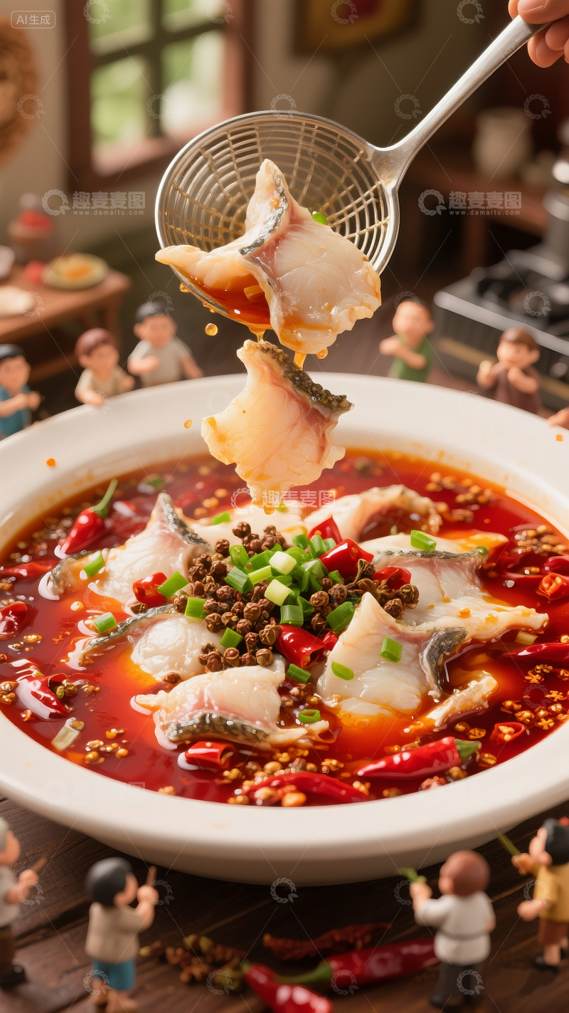 源文件下载【趣麦麦图】美味酸菜鱼2