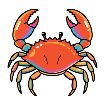 一支大闸蟹动物食物