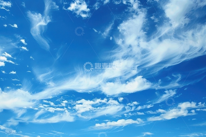 高清大图下载【趣麦麦图】蓝天白云自然美景