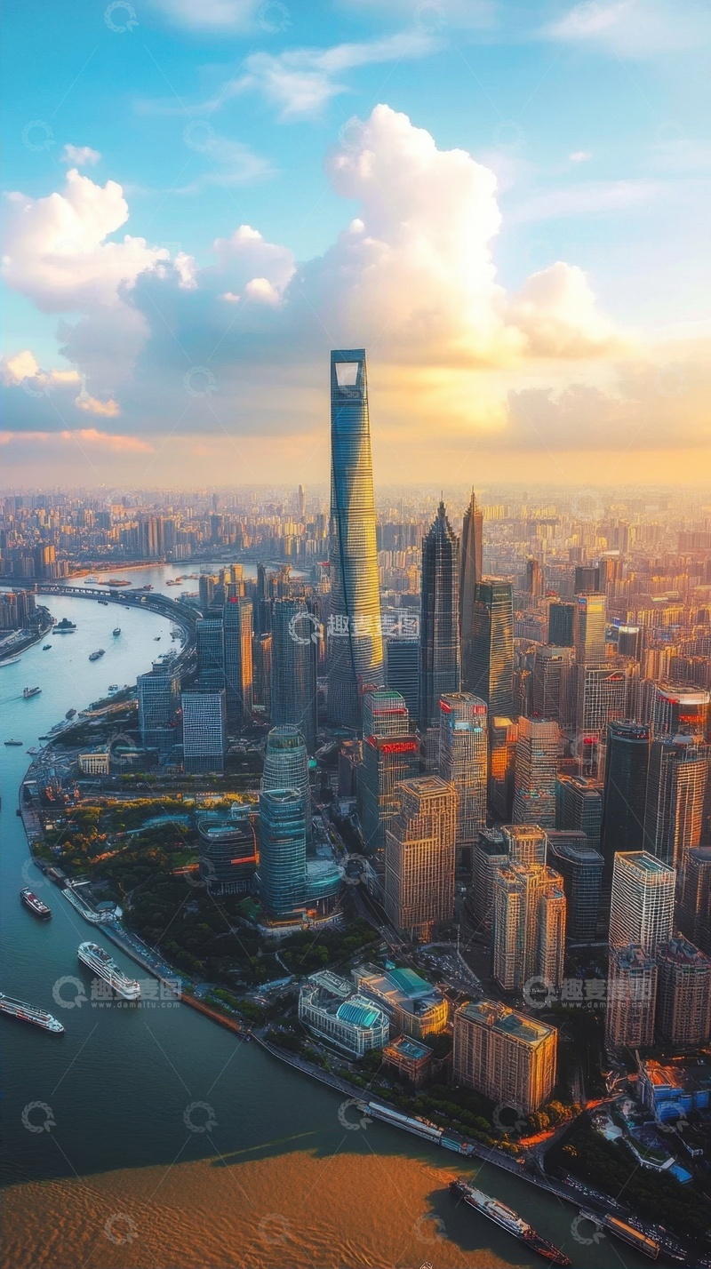 高清大图下载【趣麦麦图】大城市建筑风景