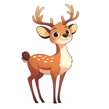 甜美梦幻小鹿角色