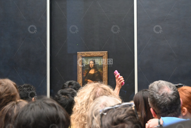 高清大图下载【趣麦麦图】蒙娜丽莎的微笑