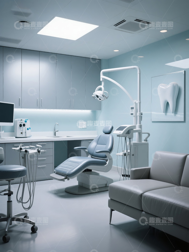 高清大图下载【趣麦麦图】现代化牙科诊疗室器材