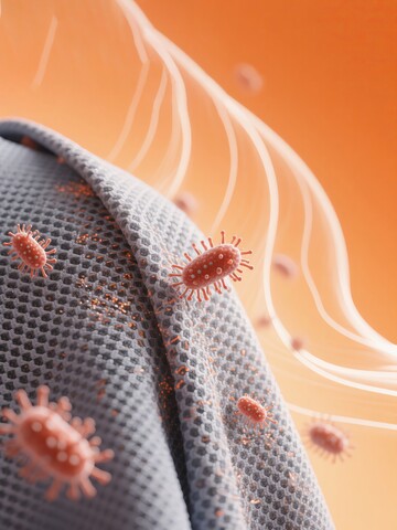 病毒与防护网的微观交互