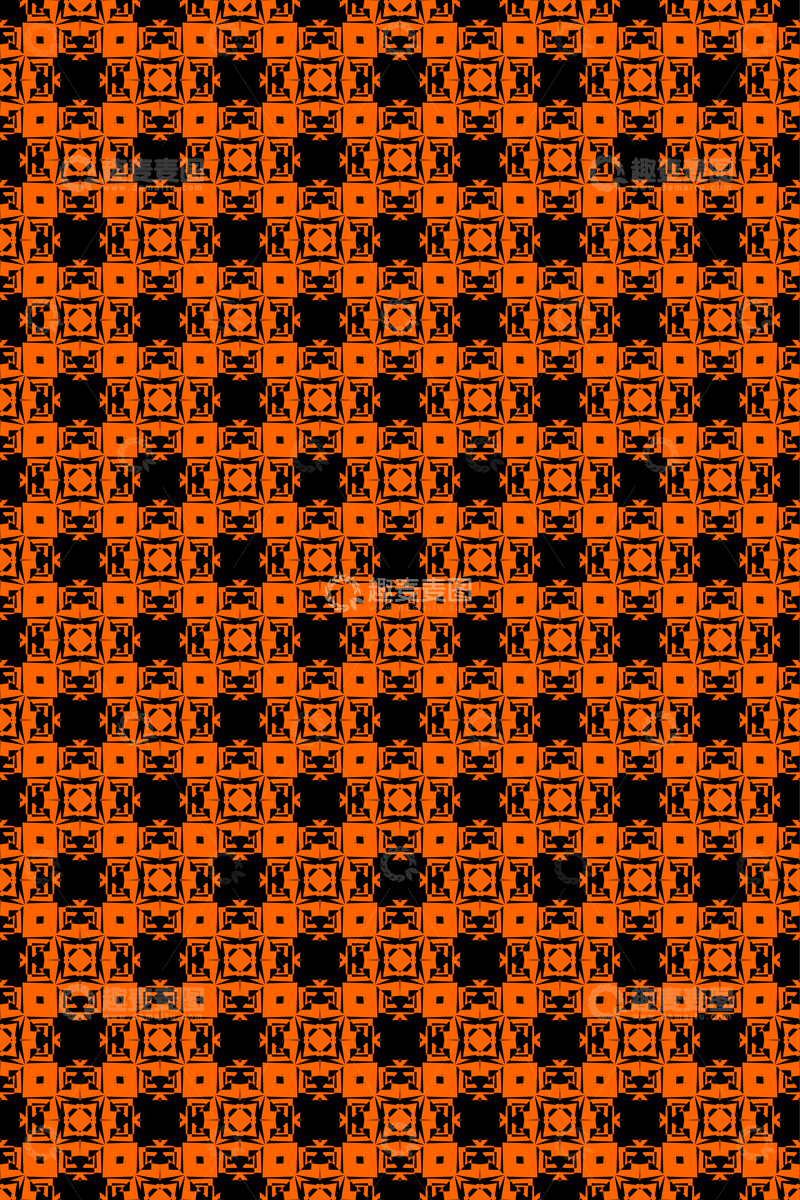 源文件下载【趣麦麦图】复古几何无缝花型59