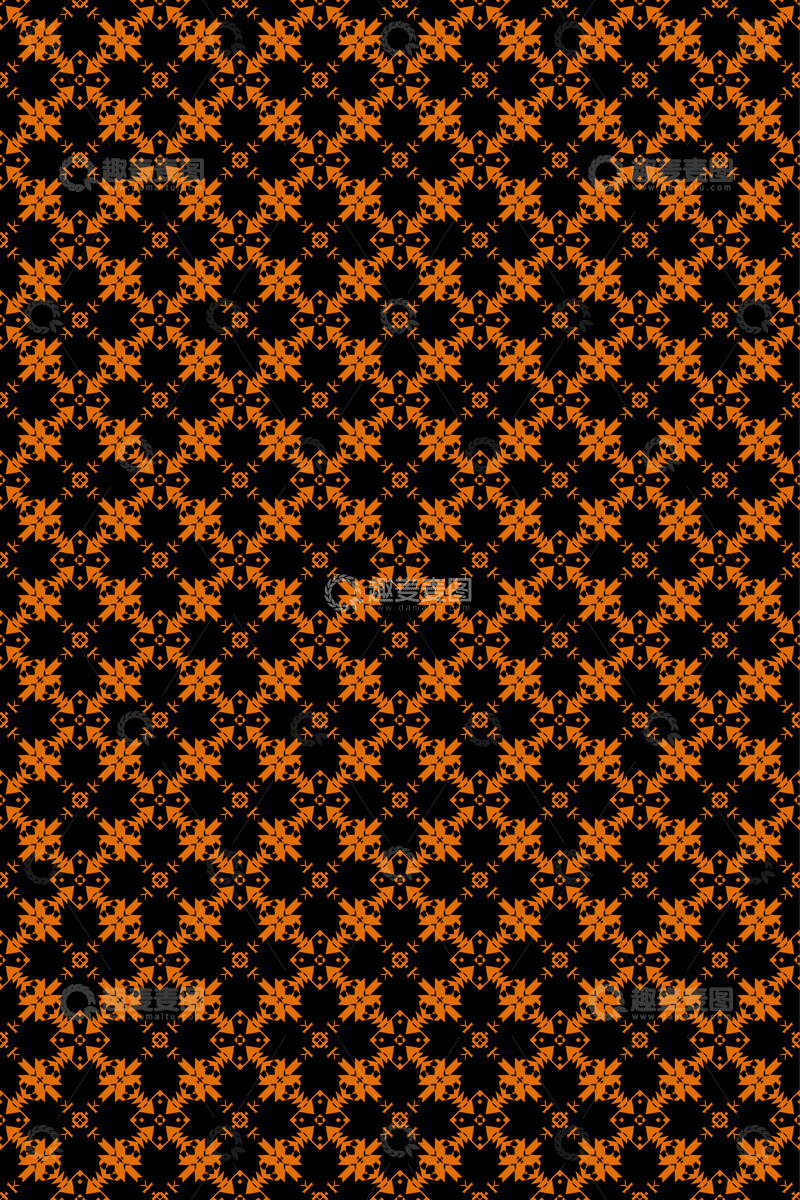 源文件下载【趣麦麦图】复古几何无缝花型40