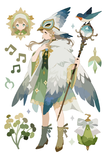 魔法师女孩人物1