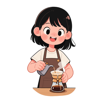 做咖啡的咖啡师1