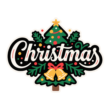 圣诞节英文艺术字4