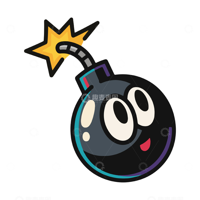 源文件下载【趣麦麦图】一颗点燃的炸弹
