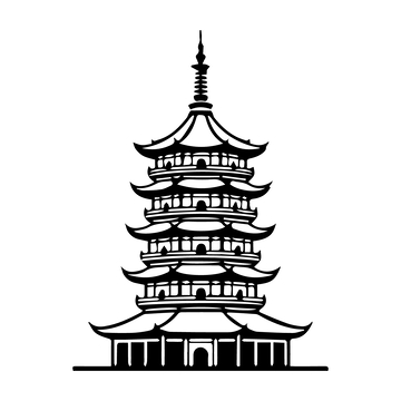 杭州西湖雷峰塔