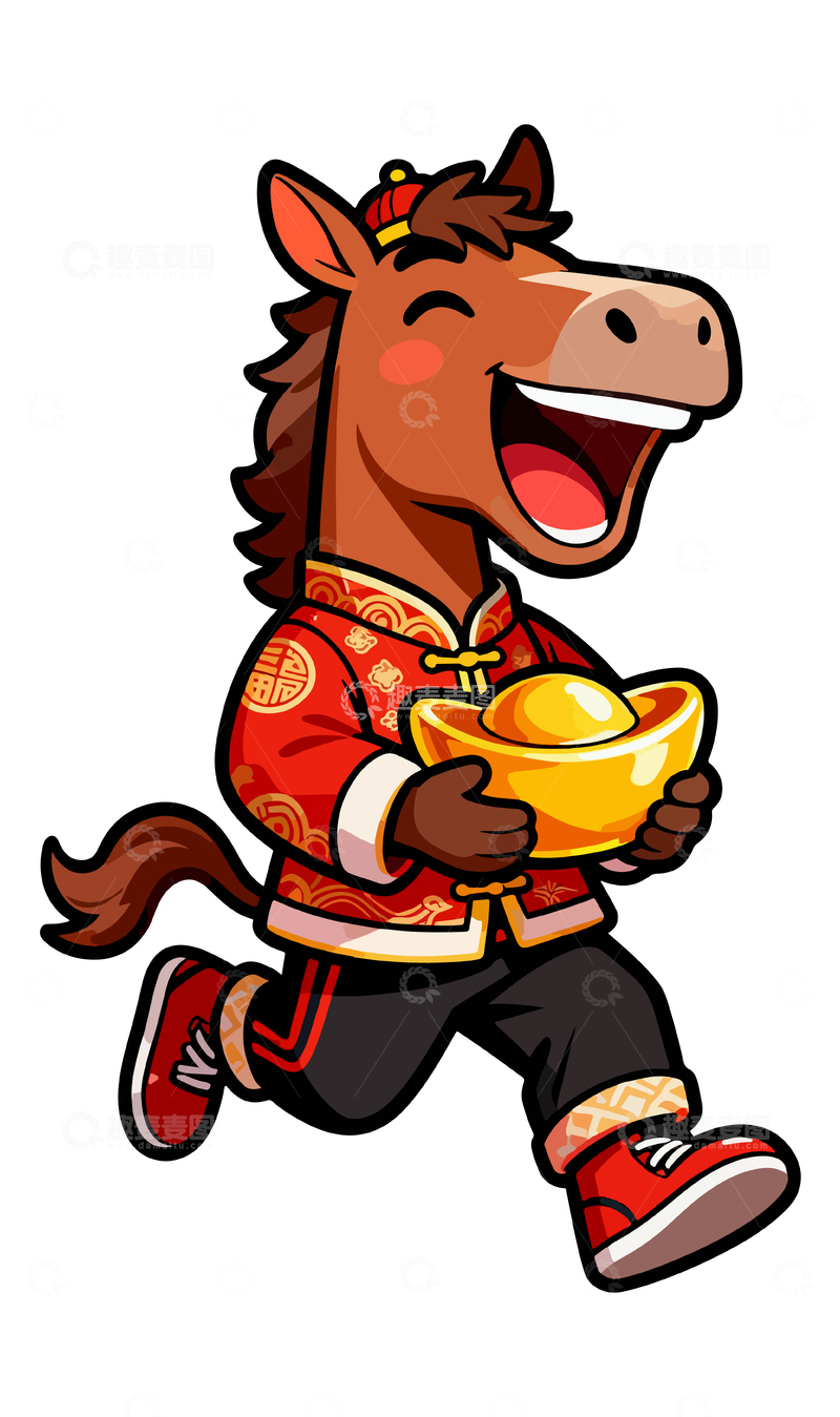 2026马年春节喜庆小马01