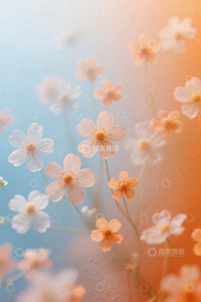 高清大图下载【趣麦麦图】小花纹理背景