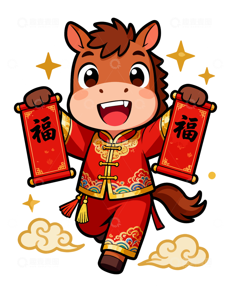 2026马年春节喜庆小马07