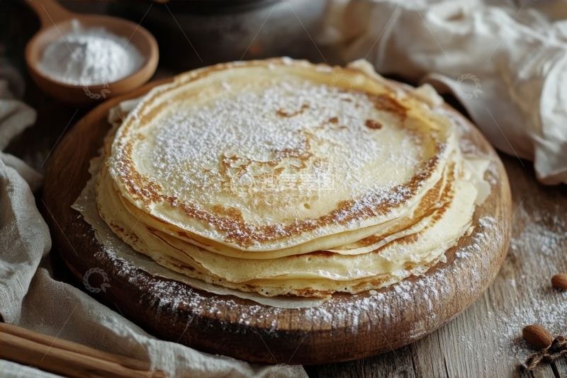 高清大图下载【趣麦麦图】一叠美味的面饼