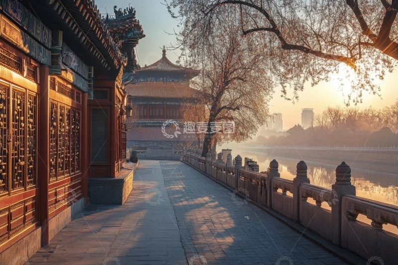 高清大图下载【趣麦麦图】古代房屋建筑景观