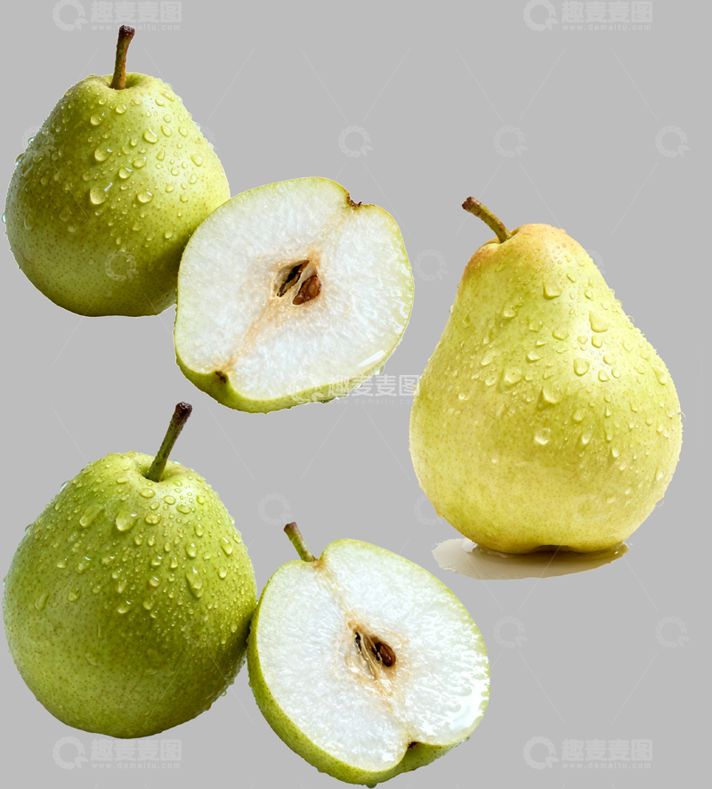 免扣素材秋季水果香梨