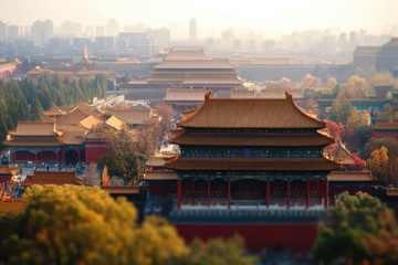 城市古建筑角楼摄影