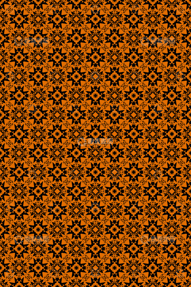 源文件下载【趣麦麦图】大牌风复古几何花型无缝设计100