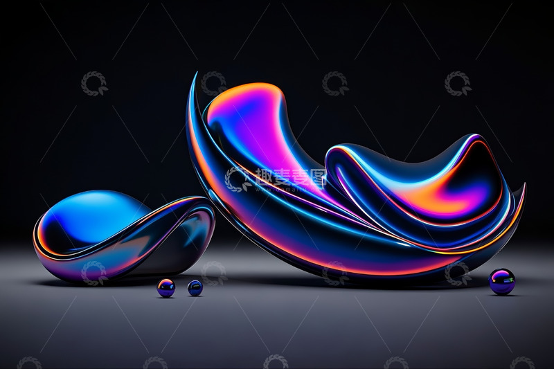 高清大图下载【趣麦麦图】彩色抽象背景